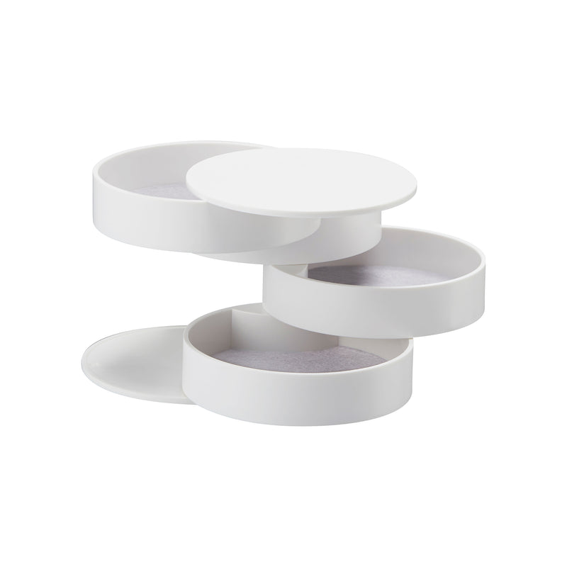 Stacked Jewelry Organizer on a white background.