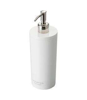 Round Shower Dispenser - Three Styles on a blank background. view 1