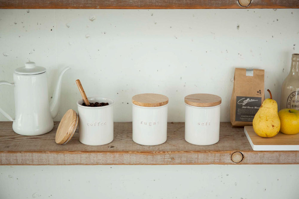Ceramic Canister - Four Styles - - Yamazaki Home
