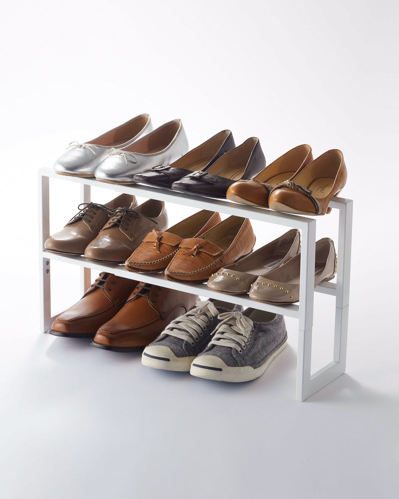 View 13 - Prop photo showing Expandable Shoe Rack - Two Sizes with various props.