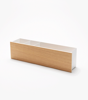 Product GIF showing Desk Organizer - Two Sizes with various props. view 10