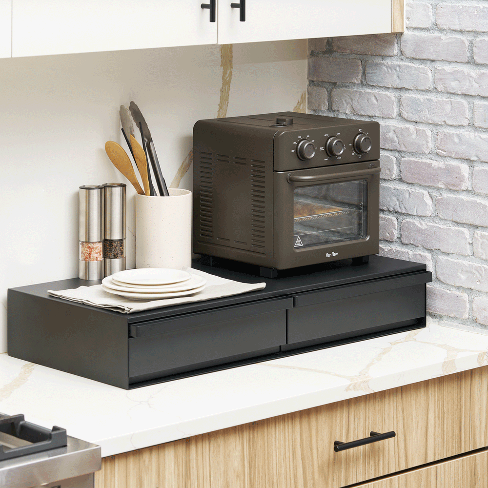 Drawer - yama_yama Countertop Drawer with Pull-Out Shelf - Wide | Yamazaki Home