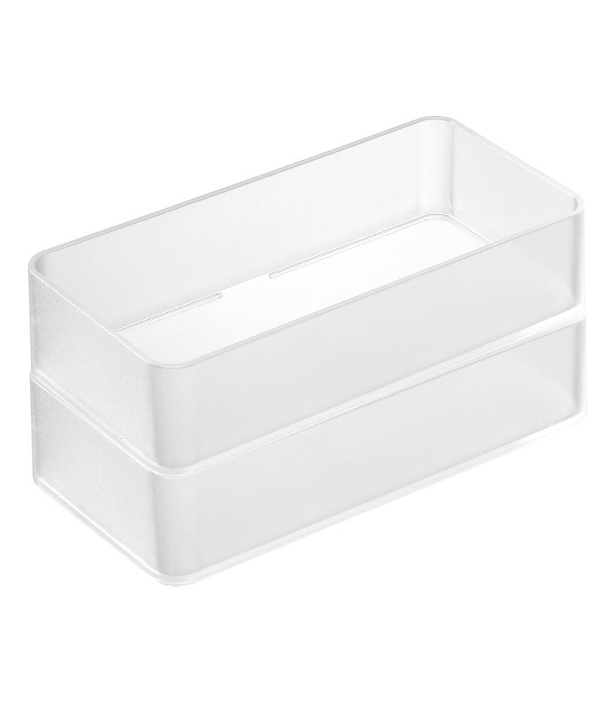 View 14 - Stackable Clear Organizers [Set of 2] - Four Sizes on a blank background.