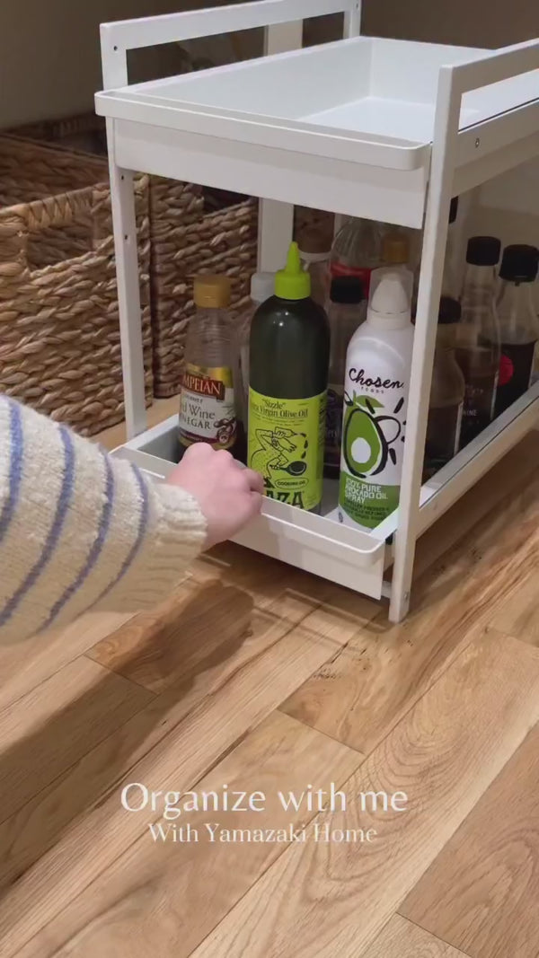 How to organize your pantry and refrigerator with @alinapagura and Yamazaki Home items.