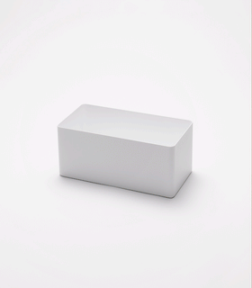 Product GIF showing Tissue Box Cover - Rectangle with various props. view 2