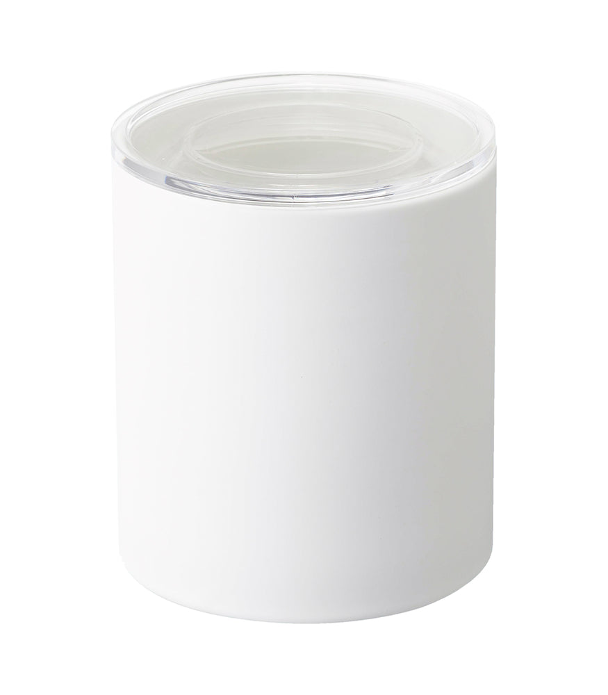 View 10 - Ceramic Canister - Two Sizes on a blank background.