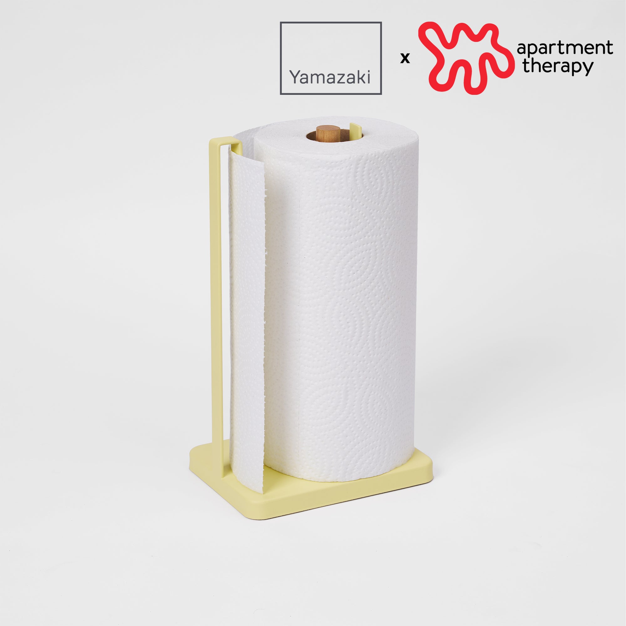 Paper Towel Holder - Steel + Wood - Yamazaki Home