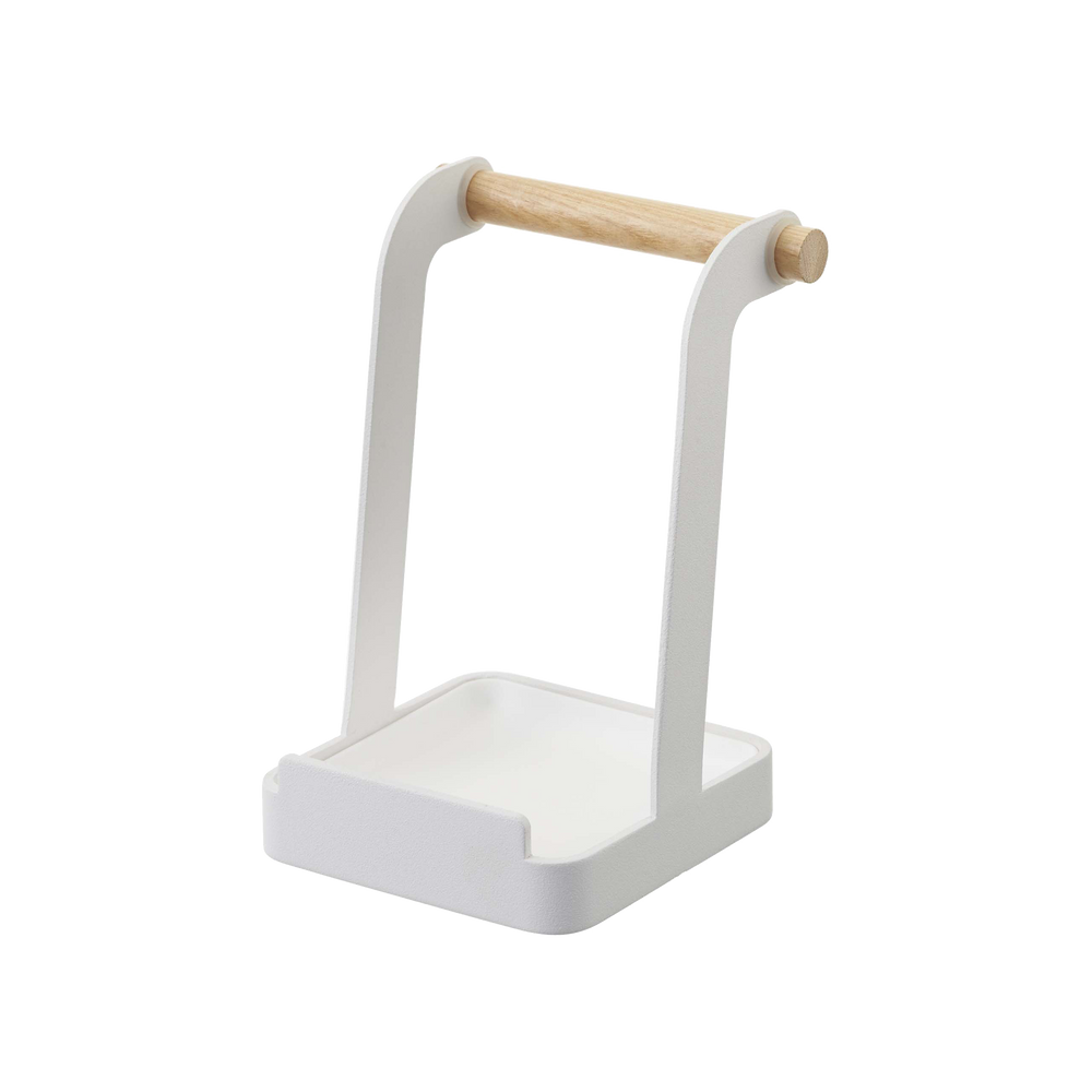 Lid & Ladle Stand - Steel + Wood