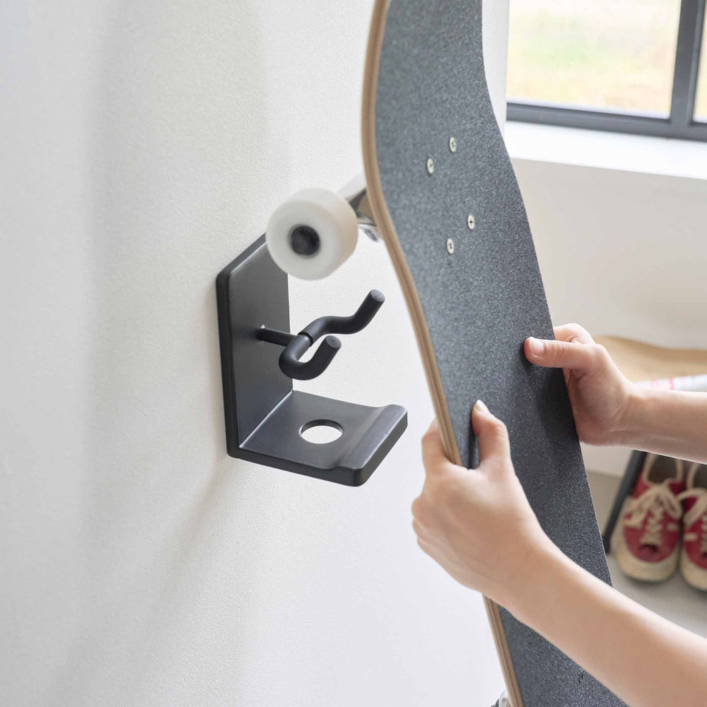 Wall-Mounted Skateboard Holder - Steel