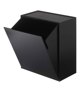 Wall-Mount Storage or Trash Bin on a blank background. view 8