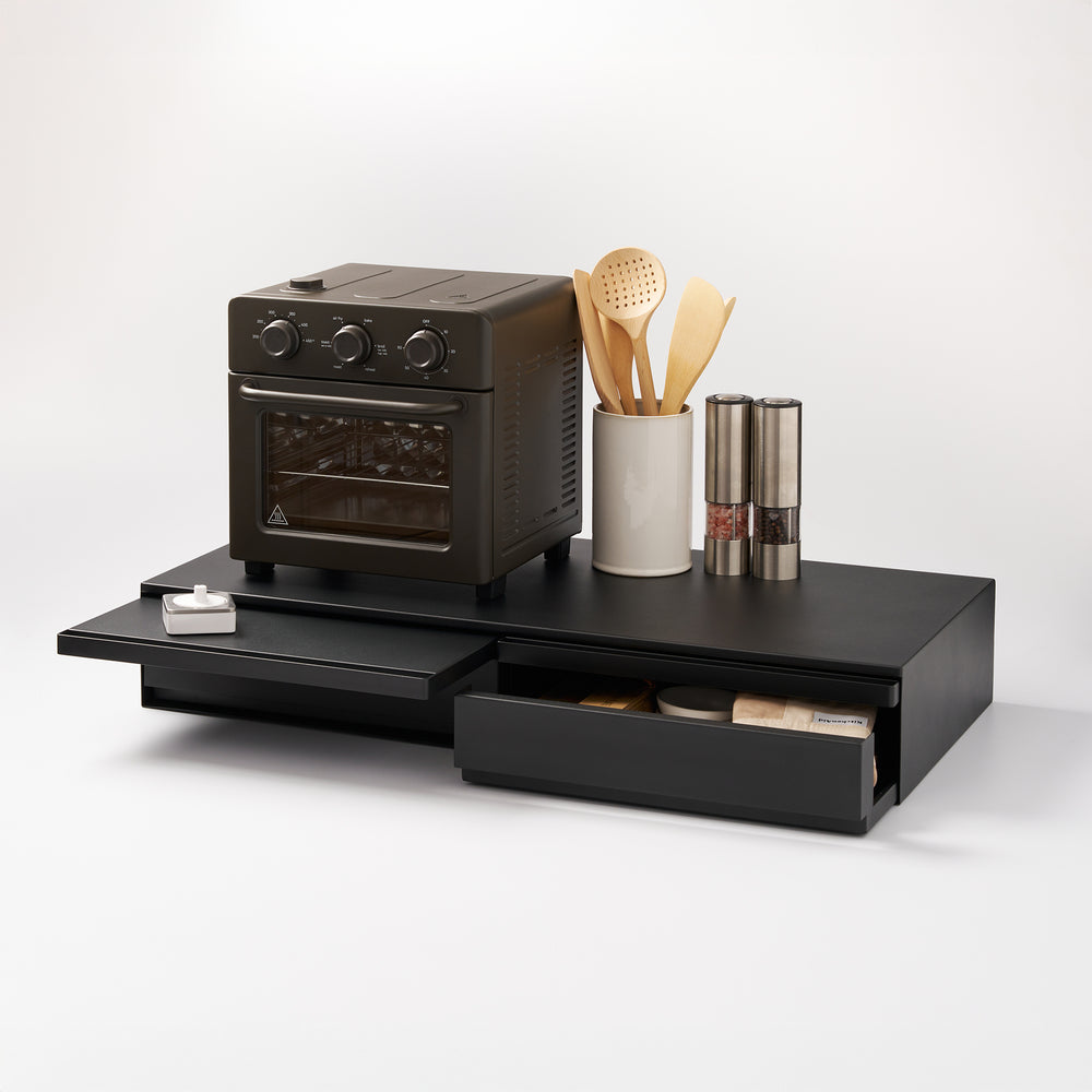 Countertop Drawer with Pull-Out Shelf - Wide | Yamazaki Home