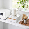 Countertop Rack with Drawer - Steel + Wood