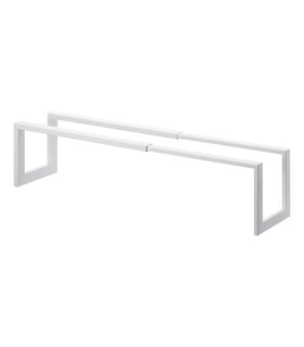 Expandable Shoe Rack - Two Sizes on a blank background. view 1