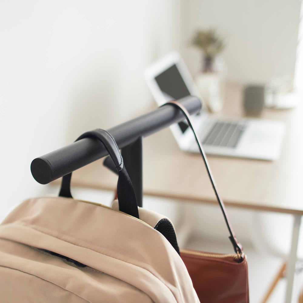 Backpack Stand With Cubby - Steel