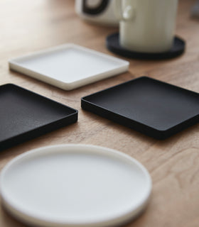 Close up view of Yamazaki Home Square and Round Coasters.  view 3