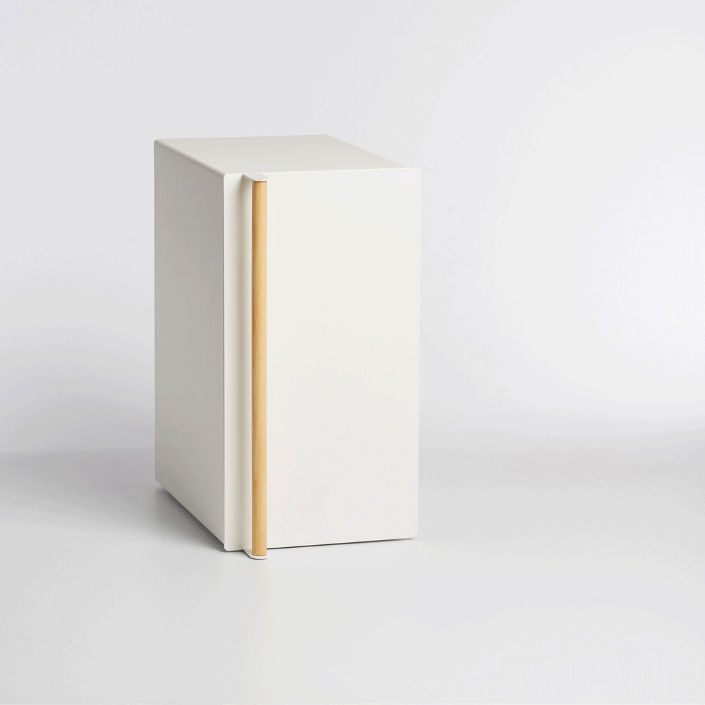 Bread Box - Vertical - Steel + Wood