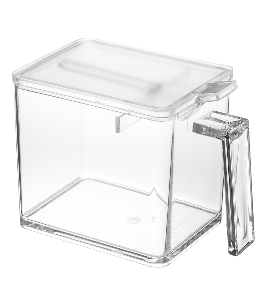 White Plain 2L Square Container, For Food Storage, Packaging Type: Box