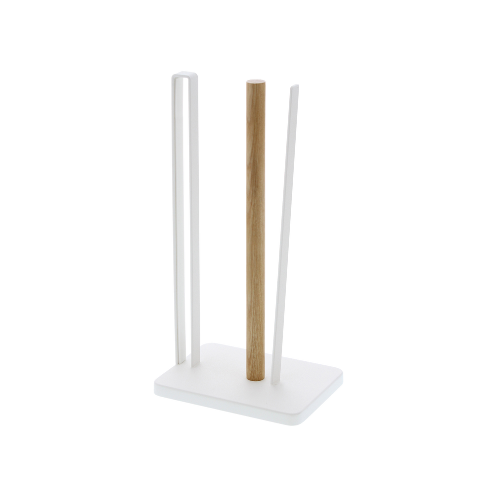 Paper Towel Holder - Steel + Wood