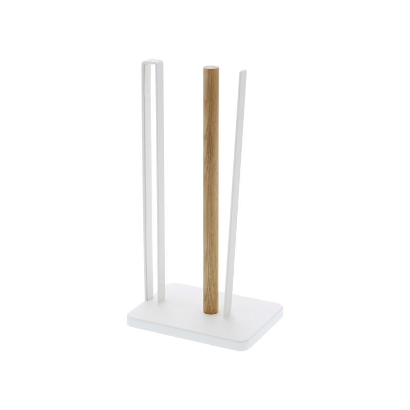 Paper Towel Holder - Steel + Wood