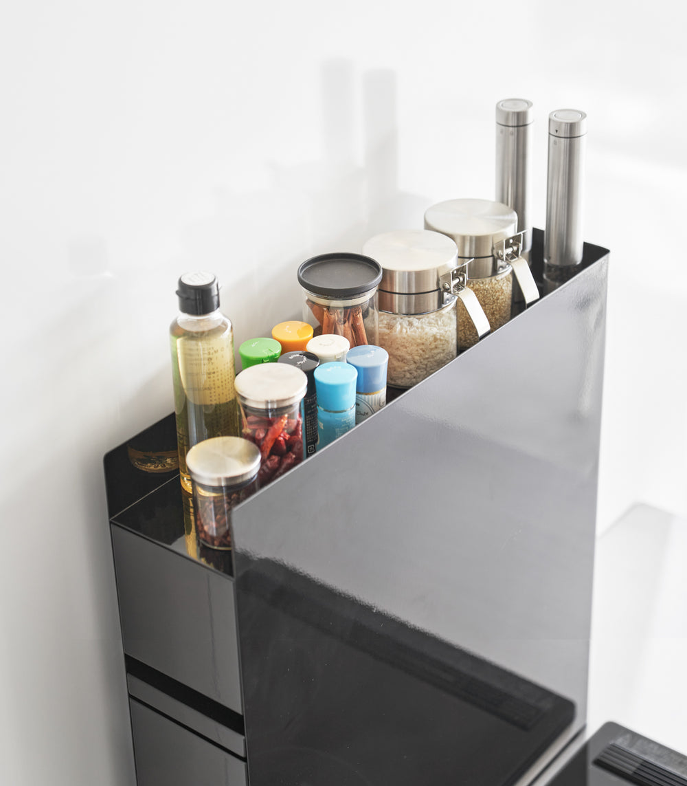 Yamazaki YAMAZAKI 4335 TOWER 2-Tier Sliding Spice Rack, Black, Steel/ Polypropylene, Minimalist Design : Buy Online At Best Price In KSA - Souq Is Now Kruidenrek Schuifladen Yamazaki YAMAZAKI 4335 TOWER 2-Tier Sliding Spice Rack, Black, Steel/ Polypropylene, Minimalist Design : Buy Online At Best Price In KSA - Souq Is Now Kruidenrek Schuifladen