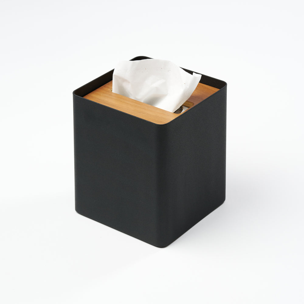 Tissue Box Cover - Square - Steel - Yamazaki Home