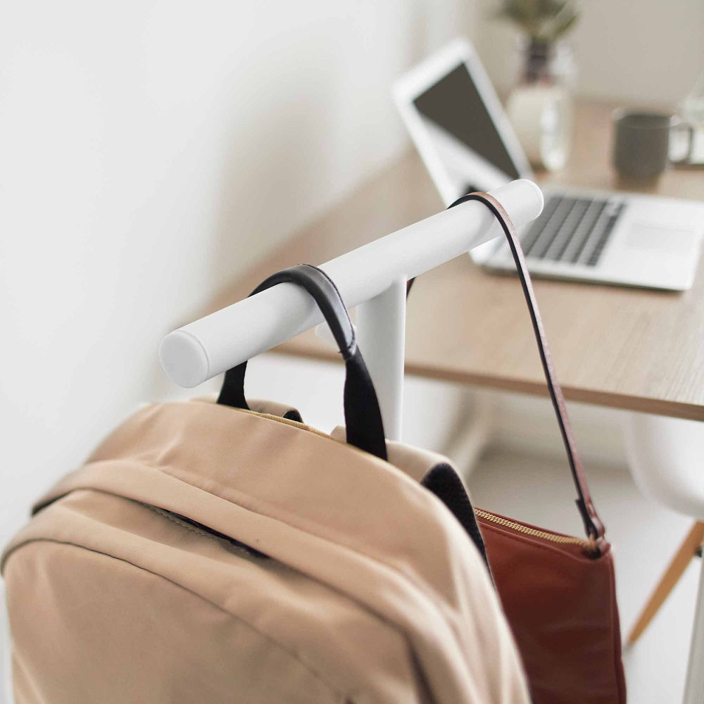 Backpack Stand With Cubby - Steel - Yamazaki Home