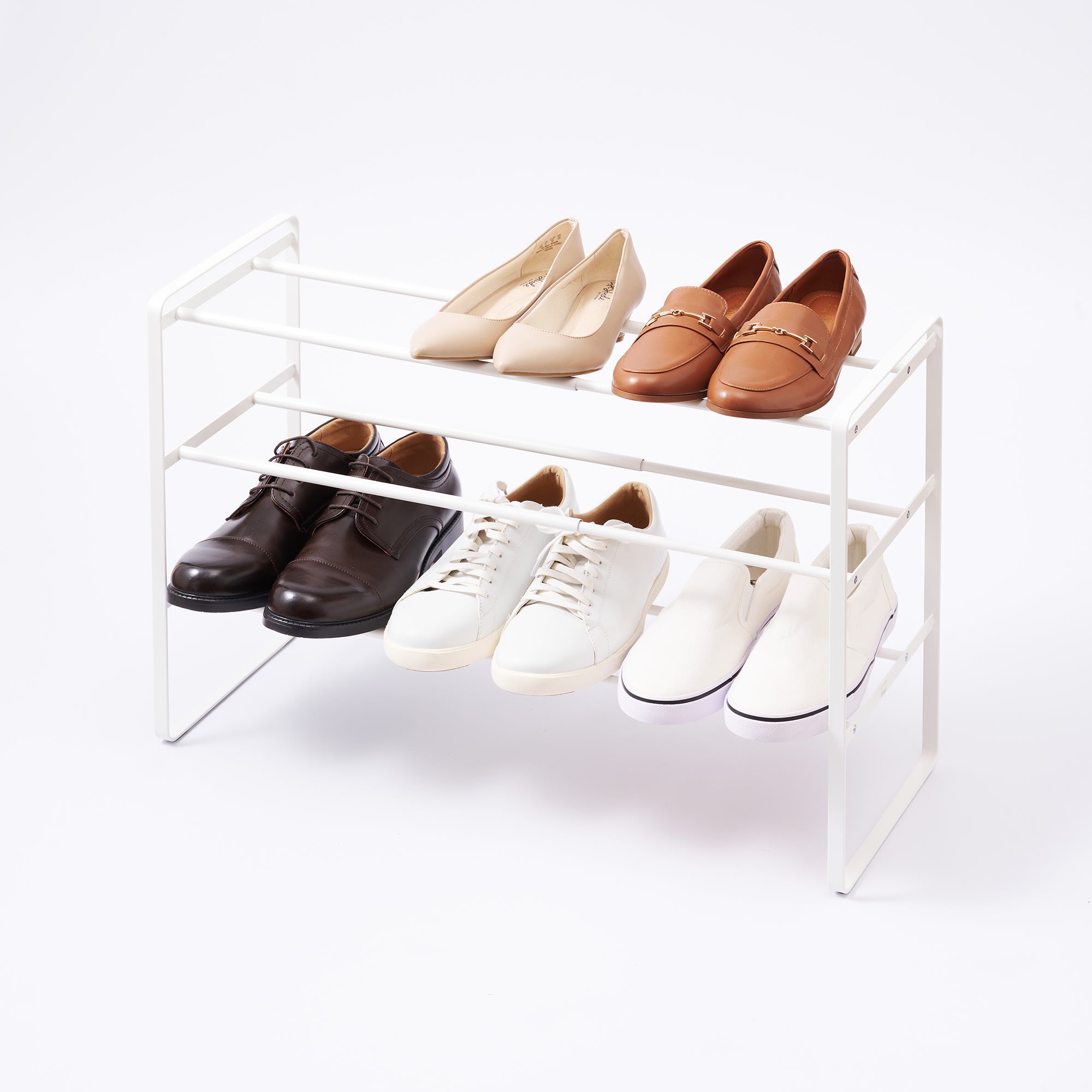 Three-Tier Expandable Shoe Rack (18