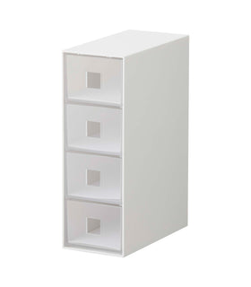 Storage Tower with Drawers on a blank background. view 1