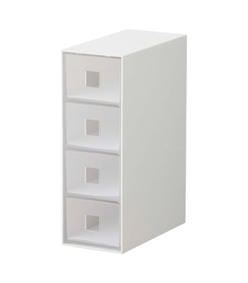 Storage Tower with Drawers on a blank background.