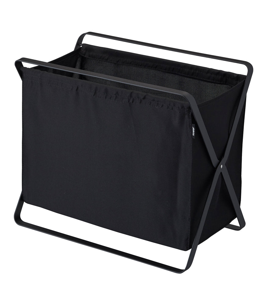 View 7 - Folding Storage Hamper - Two Sizes on a blank background.