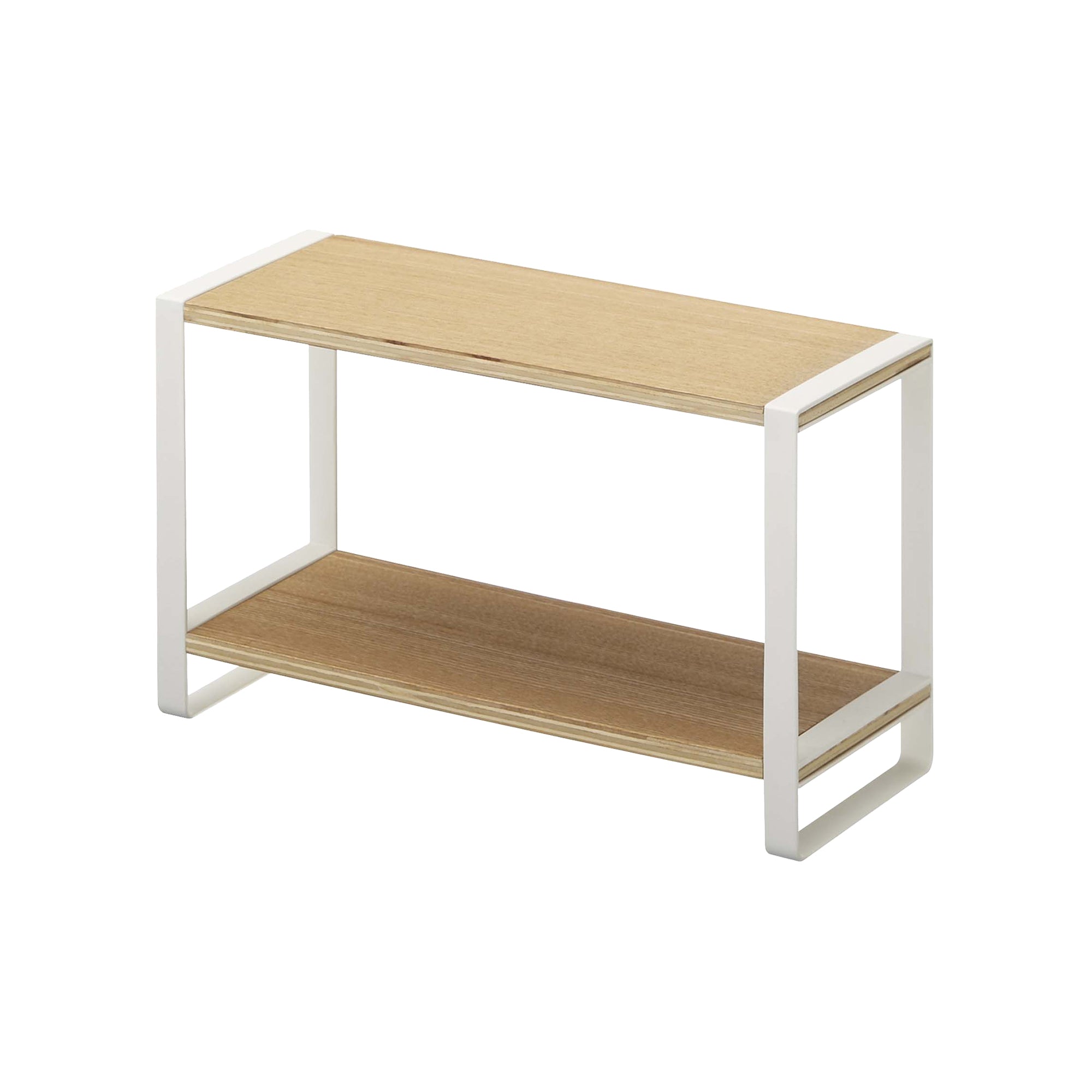Two-Tier Riser - Steel + Wood - Yamazaki Home