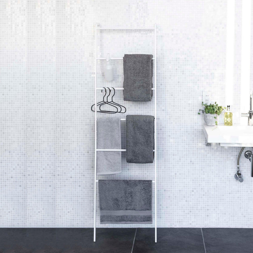 Leaning Storage Ladder (63