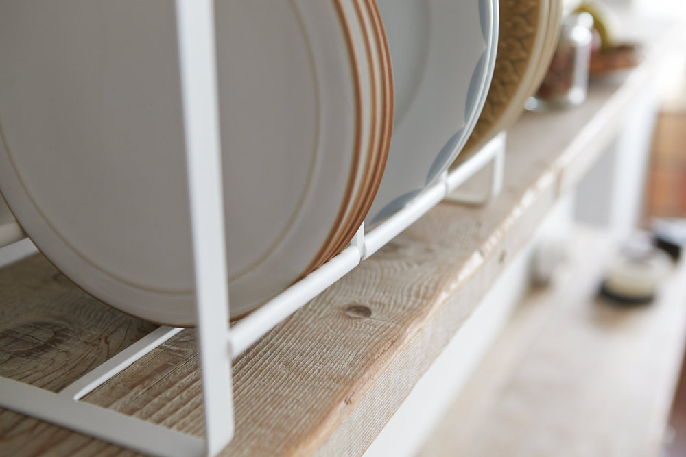 Wooden vertical plate rack sale