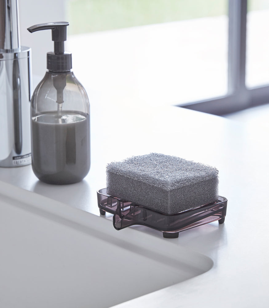 Yamazaki Home Veil Self-Draining Soap Tray - Clear