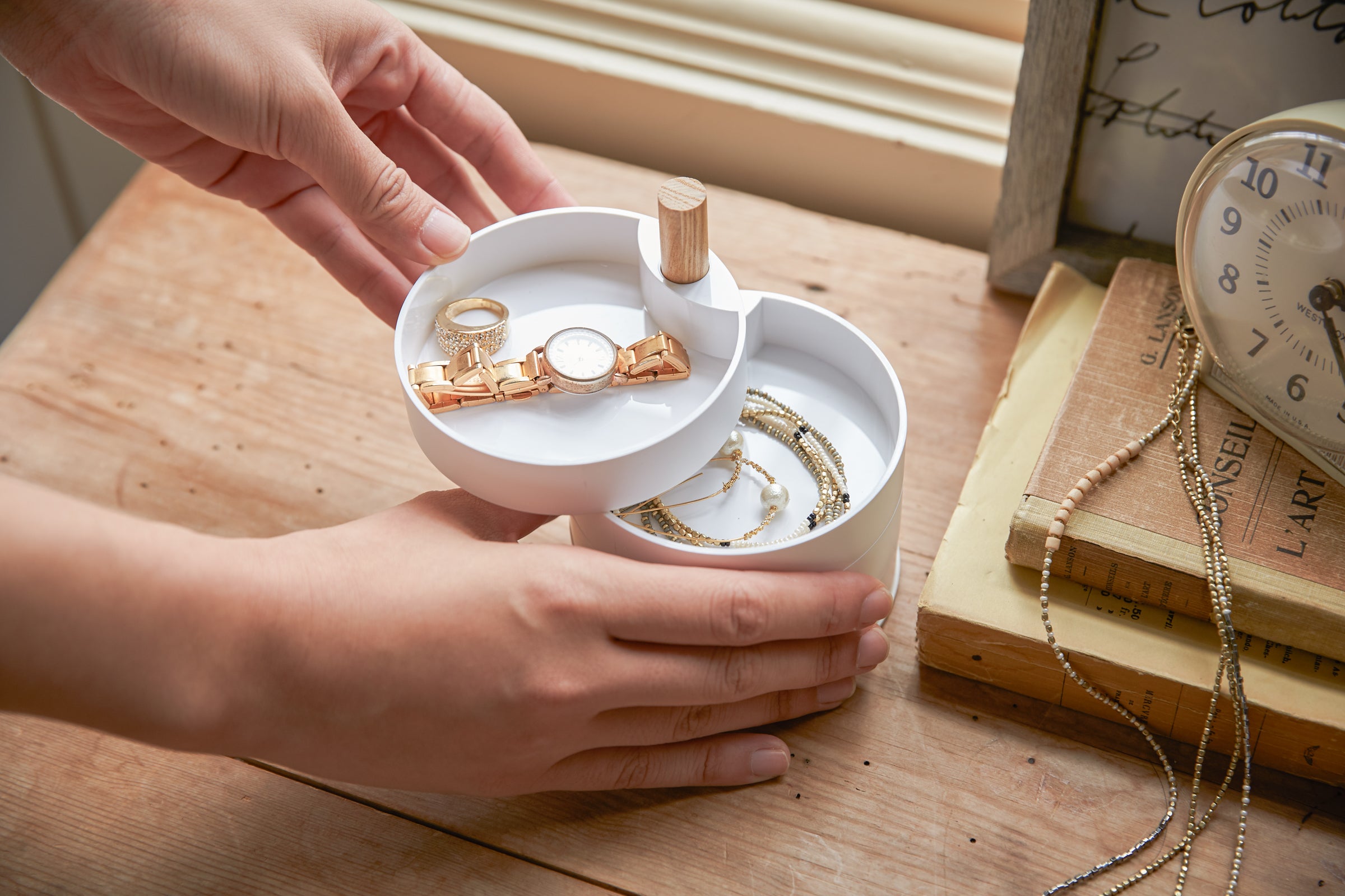 Open Top Stacked Jewelry Organizer - Yamazaki Home