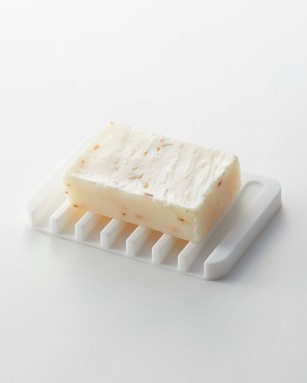 Prop photo showing Self-Draining Soap Tray with various props.