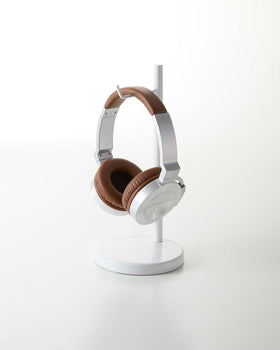Prop photo showing Headphone Stand with various props. view 2
