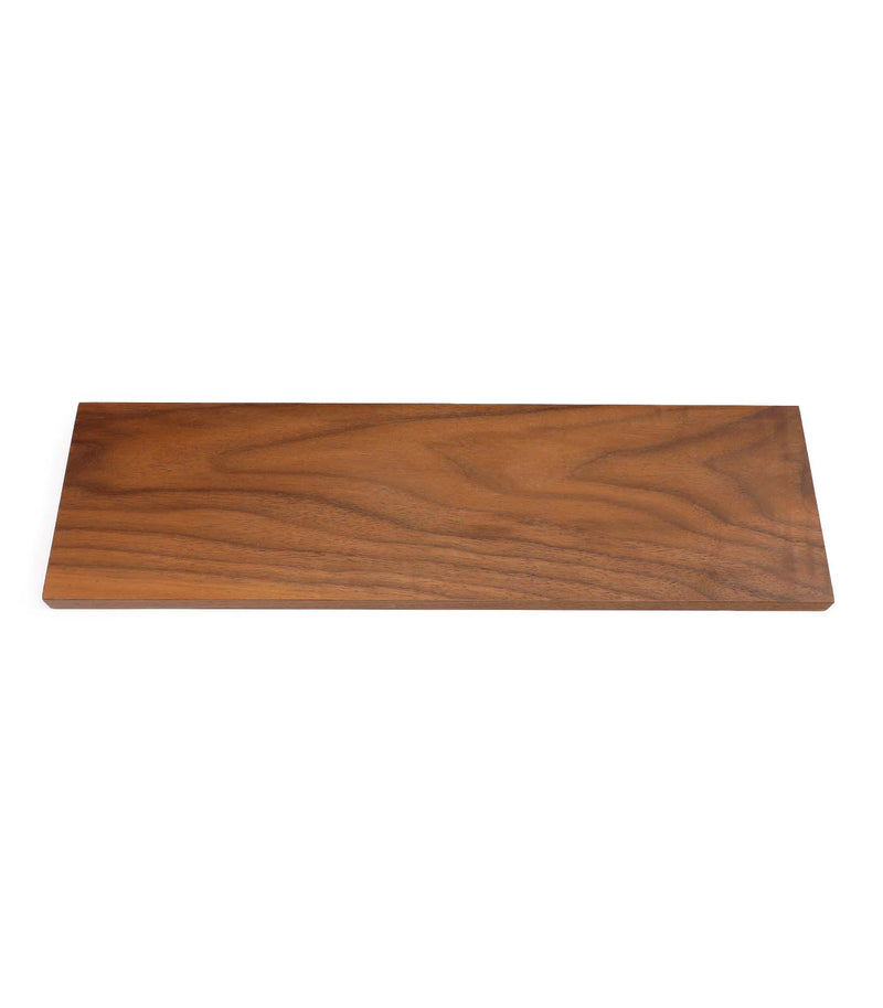 Replacement Walnut Wooden Top for Rolling Storage Cart - Steel showing top.