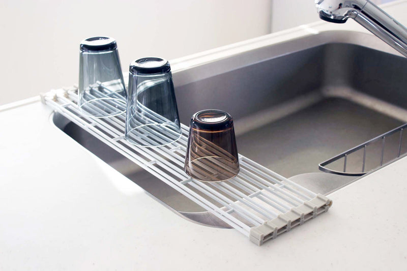 Over-the-Sink Dish Drainer Steel Yamazaki Home