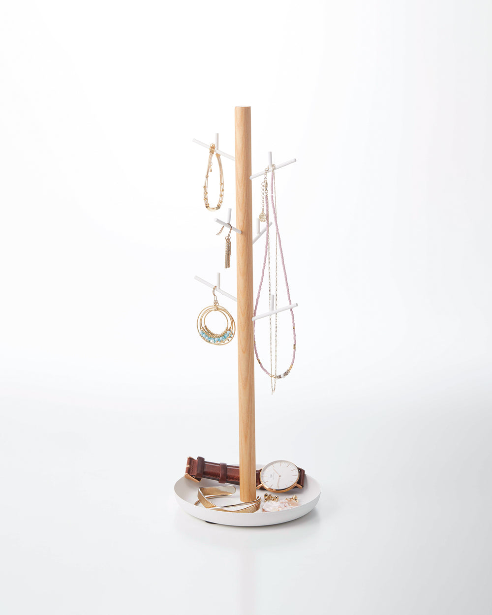 Jewelry + Accessory Stand - Steel + Wood - Yamazaki Home