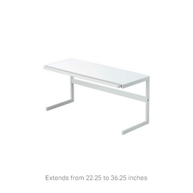 Product GIF showcasing the various configuration options for Expandable Countertop Shelf view 10
