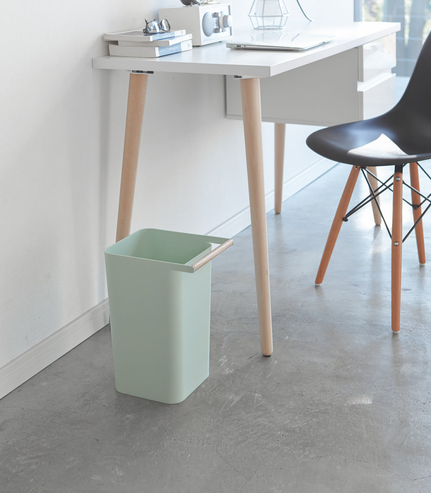 View 8 - Blue Trash Can in office space by Yamazaki Home.