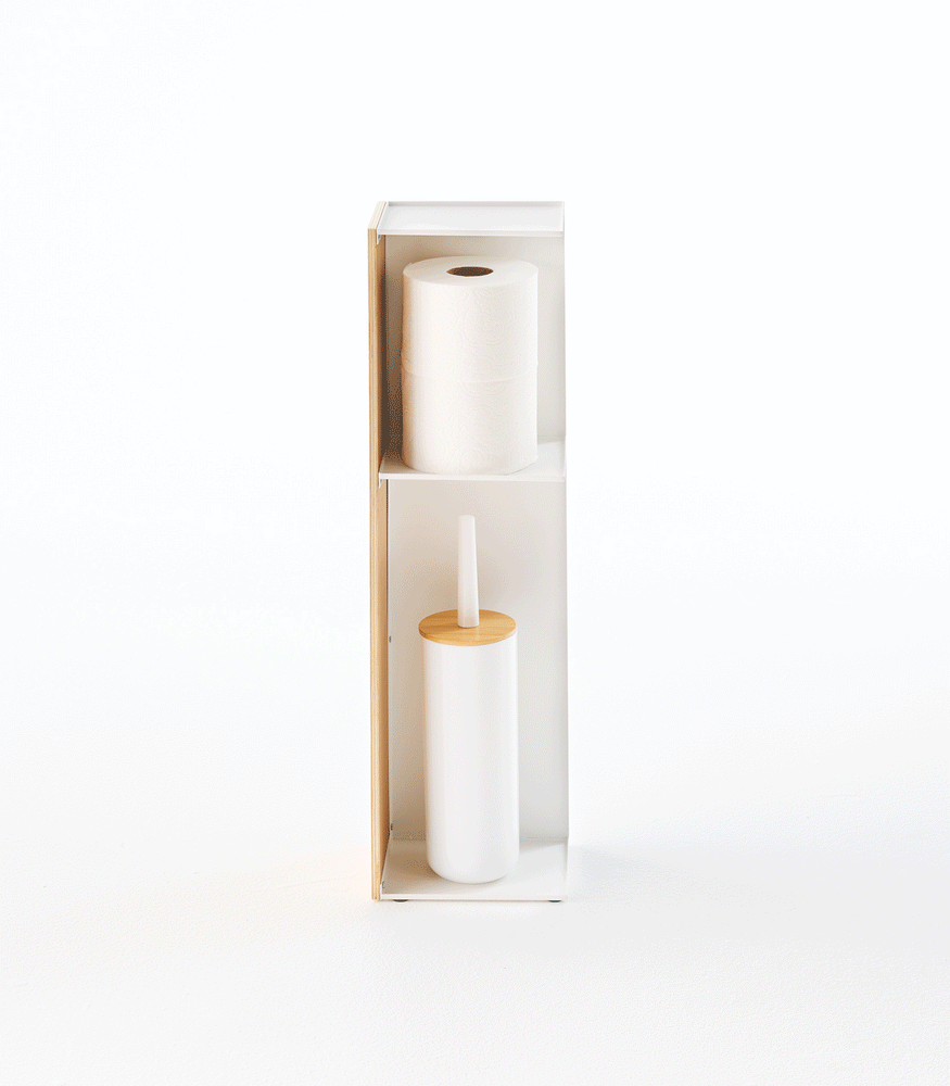 View 7 - Product GIF showing Bathroom Organizer with various props.