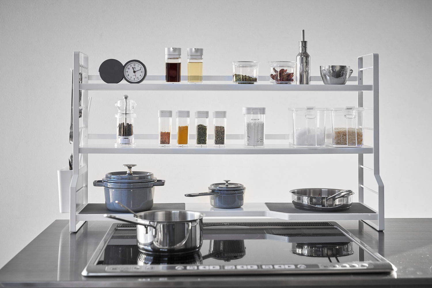 Demi-étagère de cuisine - Design  Kitchen rack, Countertop shelf, Shelves