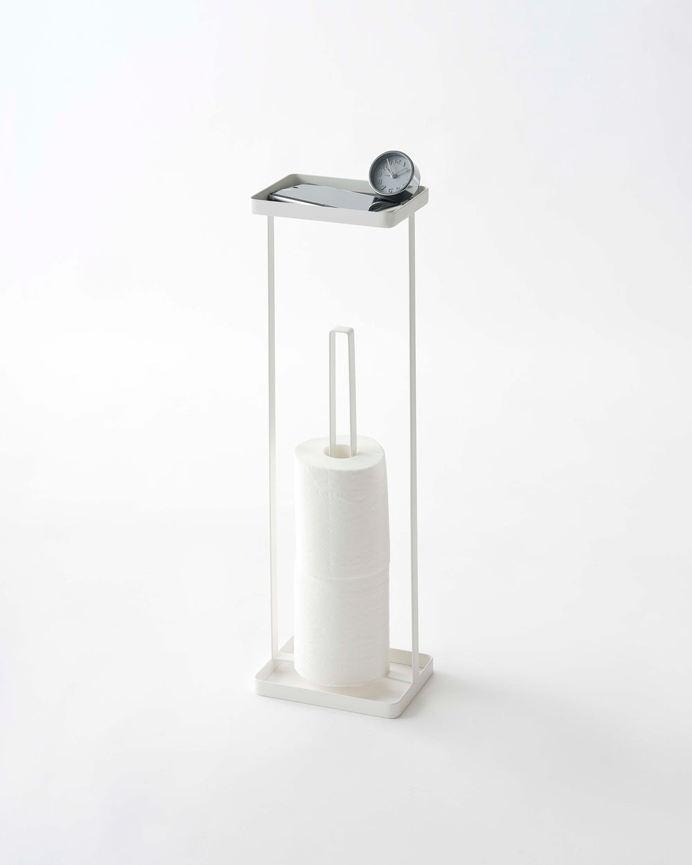 Prop photo showing Toilet Paper Stand with various props.